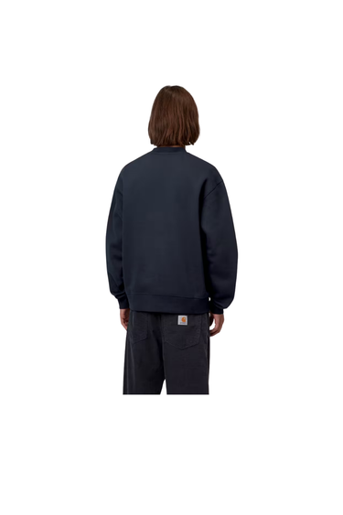 Carhartt WIP Mack Sweat - Dark Navy/Wax