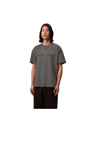 Carhartt WIP S/S Boxed T-Shirt - Soot/Garment dyed