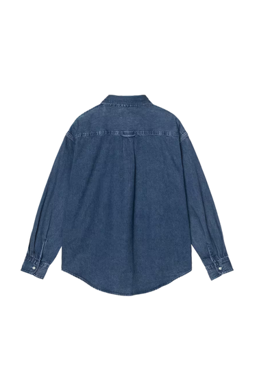 Carhartt WIP L/S Lucas Shirt - Blue Stone Washed