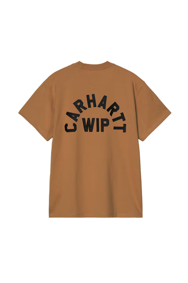 Carhartt WIP S/S Arch Script T-Shirt - WIP H Brown / Black