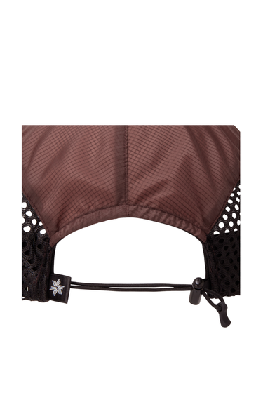 Goldwin Compact Run Mesh Cap - Red Carnelian