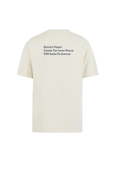 District Vision California Cotton Tee, Staff Tee - Vintage White