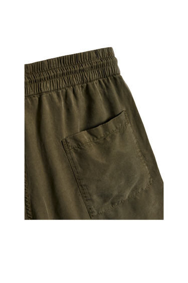 PORTUGUESE FLANNEL DOGTOWN SHORTS - OLIVE