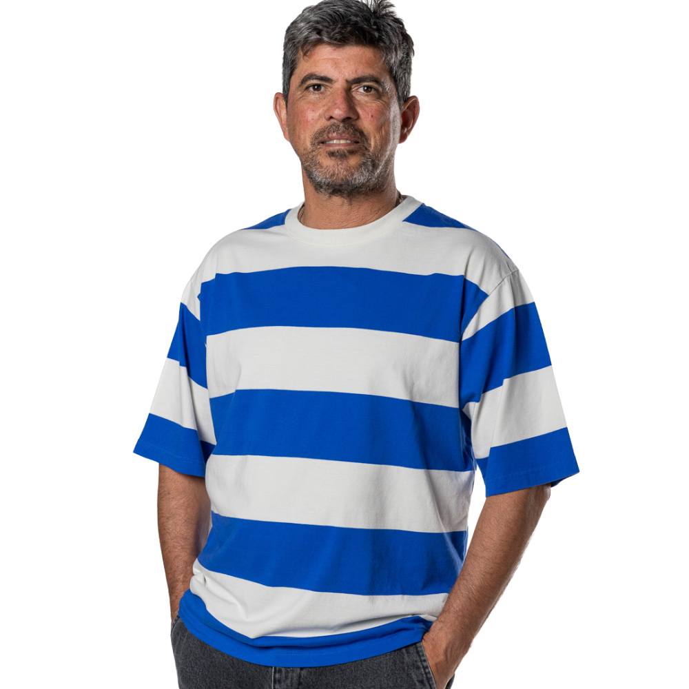 La Paz Fatia T-Shirt In Blue Stripes