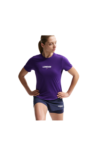 Nike Swift Women's Dri-FIT Short-Sleeve Running Top - Purple