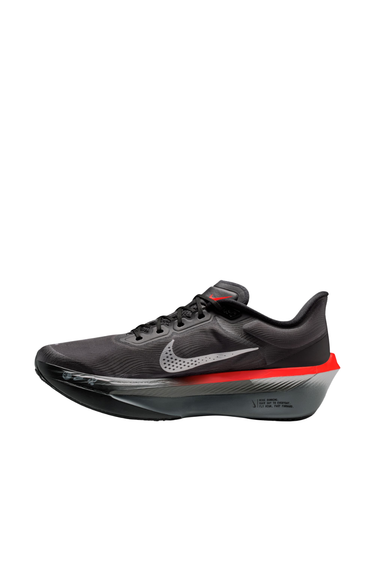 Nike NIKE ZOOM FLY 6 Road Racing Shoe - BLACK/METALLIC SILVER-BRIGHT CRIMSON