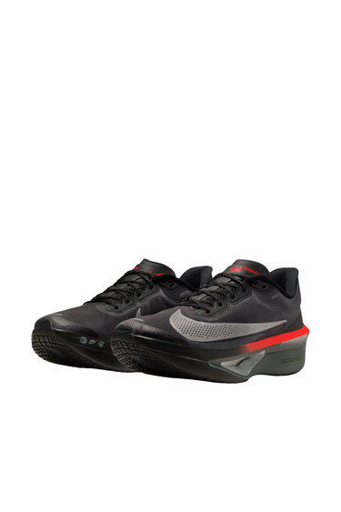 Nike NIKE ZOOM FLY 6 Road Racing Shoe - BLACK/METALLIC SILVER-BRIGHT CRIMSON