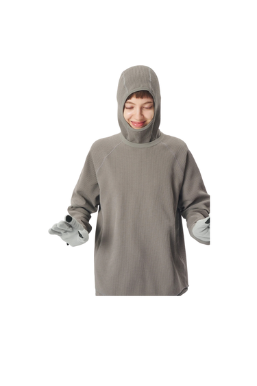 Goldwin WF Light L/S Hoodie - Arid Beige