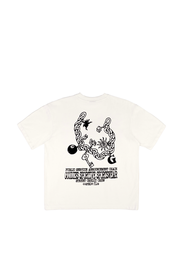Goodies Sportive Chain Tee - White