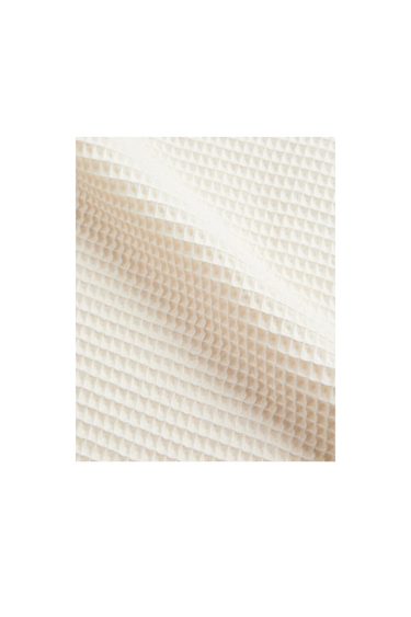 PORTUGUESE FLANNEL HONEY COMB SHIRT - WHITE