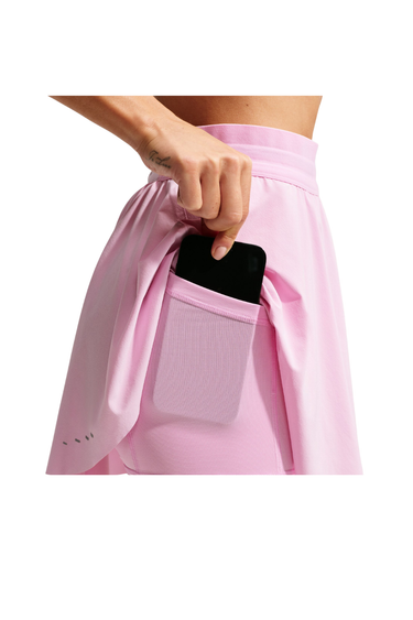 Nike Swift Dri-Fit Running Skort - Pink Rise/Black/Illusion Green