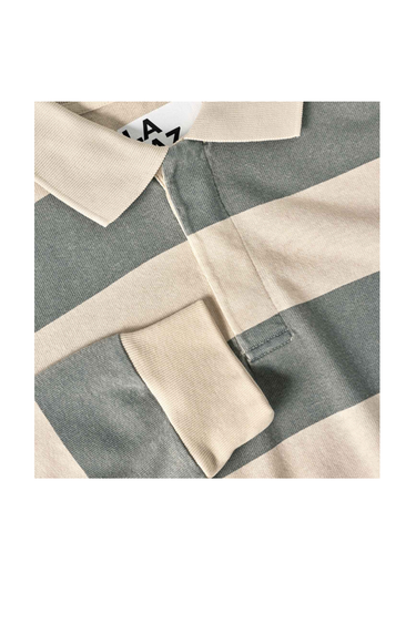 La Paz Sequeira Longsleeve Polo - Green/Beige