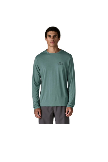 Patagonia Long-Sleeved Capilene® Cool Daily Shirt Cloud Crag - Blue Sage / Light Blue Sage x-dye (Copy)