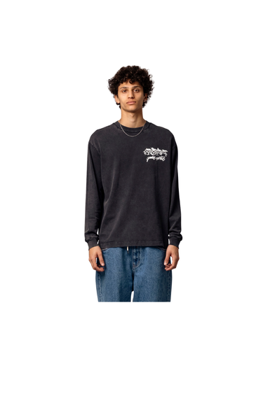 Goodies Sportive Les Chevaux Sauvages Long Sleeve Tee - Faded Grey