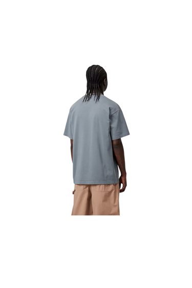 CARHARTT WIP S/S WIP III T-Shirt - Cozy Blue, Heavy stone wash