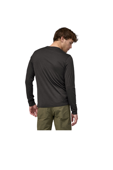 Patagonia Long-Sleeve Capilene® Cool Merino Blend Graphic Shirt - Black