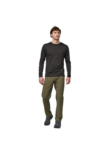 Patagonia Long-Sleeve Capilene® Cool Merino Blend Graphic Shirt - Black