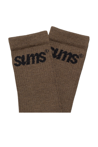 SUMS MERINO SOCKS - BROWN