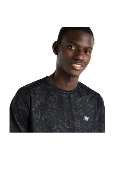 New Balance Sport Essential Printed T-Shirt - Black Camo
