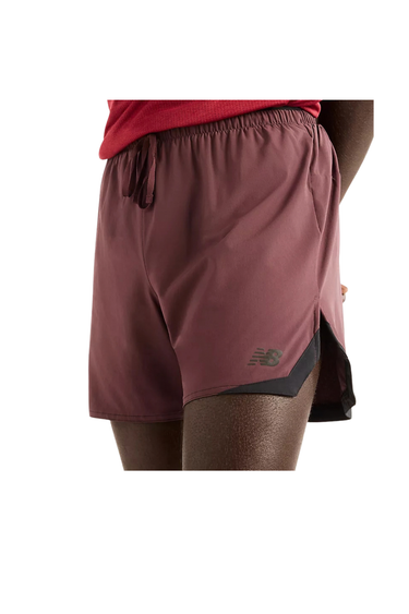 New Balance RC Short 5" (Brief) - Cherry Leather