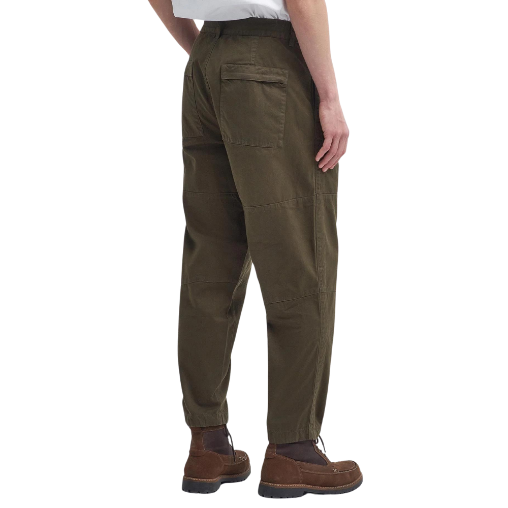 Barbour Oakmoor Relaxed Twill Trousers In Sage