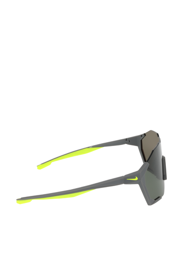NIKE CHARGED SHIELD - MATTE SMOKE GREY/GREEN LENS