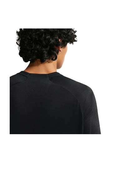NikeLab Running Wool-Blend Short-Sleeve Top - Black