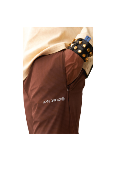UPPERVOID FERRARA TRAIL PANTS - COFFEE