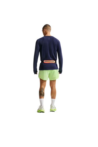 Nike Stride Men's Dri-FIT 5" Brief-Lined Running Shorts - LIME BLAST/REFLECTIVE SILV