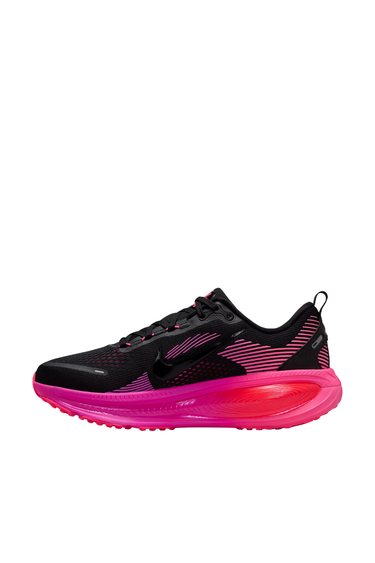 Nike Vomero 18 (Women's) Road Running Shoes - Black/Black-Hyper Pink-Laser Crimson