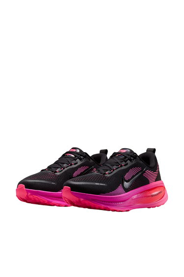 Nike Vomero 18 (Women's) Road Running Shoes - Black/Black-Hyper Pink-Laser Crimson