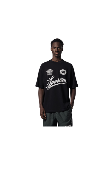 Goodies Sportive Buffalo Open Track T-Shirt - Black