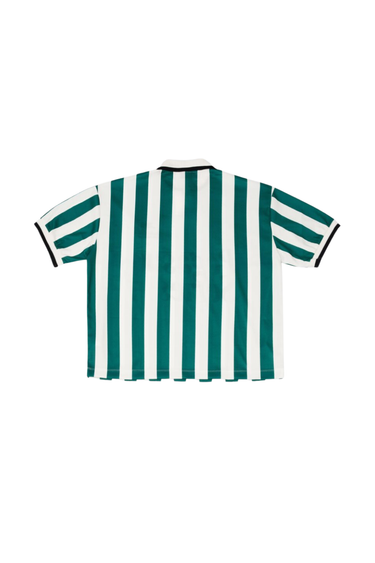 Goodies Sportive About Love Football T-Shirt - Green / Ecru