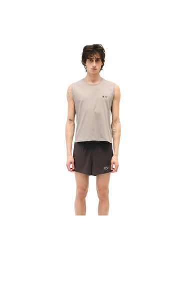 Optimistic Runners Perforated Shorts - Dark Brown