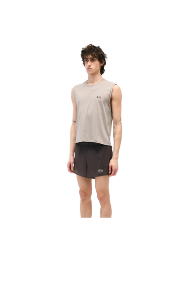 Optimistic Runners Perforated Shorts - Dark Brown