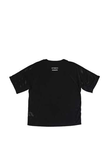 optimistic Runners Perforated T-shirt - Black