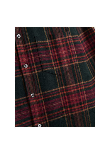 Portuguese Flannel Bravio Shirt - Red/Green/Yellow
