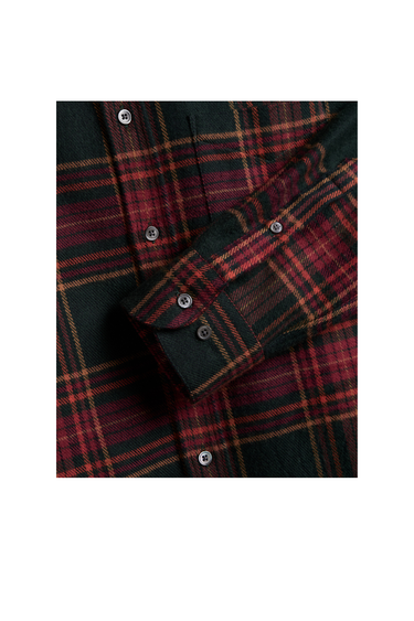 Portuguese Flannel Bravio Shirt - Red/Green/Yellow
