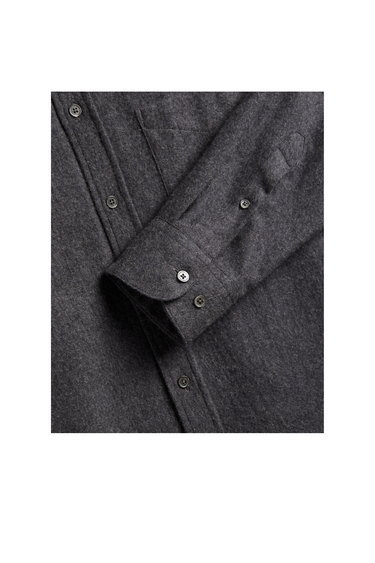 Portuguese Flannel Suavis Shirt - Grey