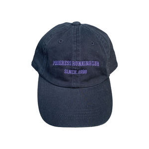 Progress Running Club Arc Cap In Black And Purple