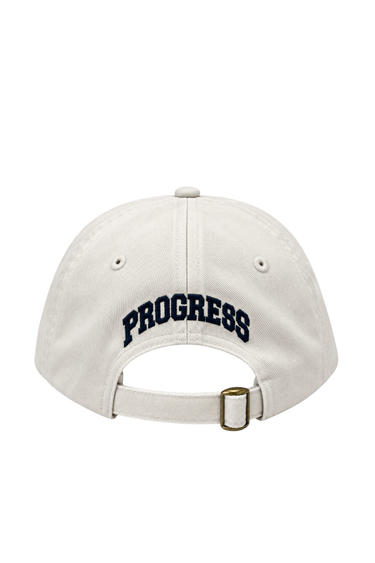PROGRESS RUNNING CLUB JAPAN 'SCRIPT LOGO' CAP - BEIGE