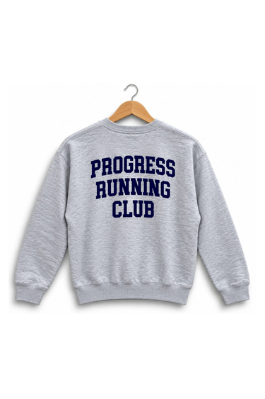 Progress Running Club Japan 'P Runner' Sweatshirt - Ash