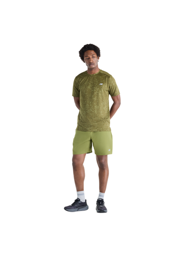 New Balance Sport Essential Printed T-Shirt - Alkaline Green