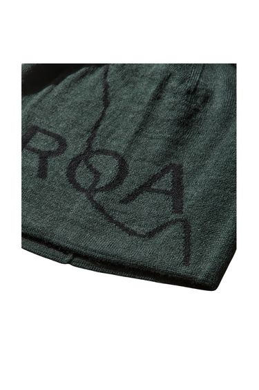 ROA Logo Wool Beanie - Dark Green
