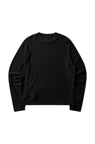 ROA Ashi Wool Tencel Base Layer Long Sleeve - Black