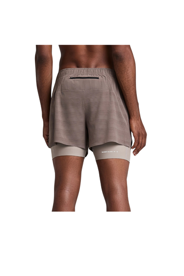 Bandit CoolGrid™ 2-in-1 Run Shorts - Cocoa