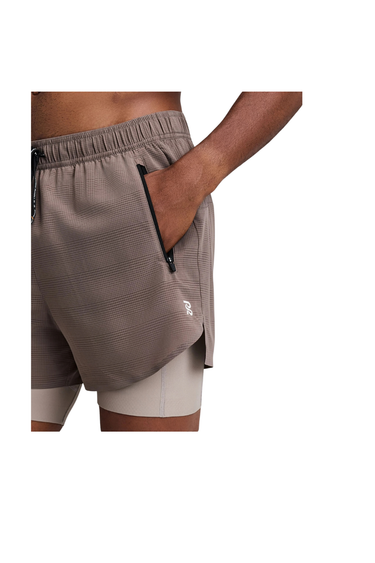 Bandit CoolGrid™ 2-in-1 Run Shorts - Cocoa