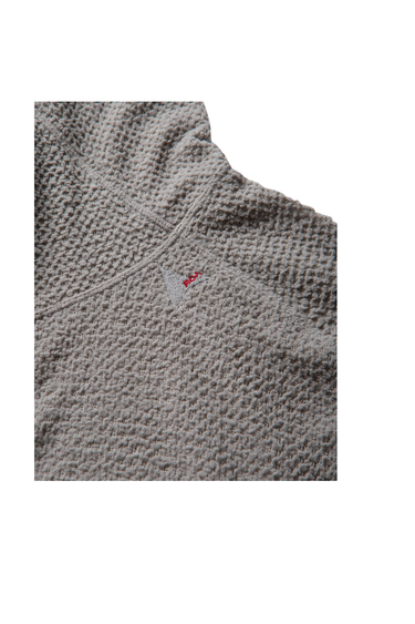 ROA Awi Thermal Zip Up Hoodie - Light Grey