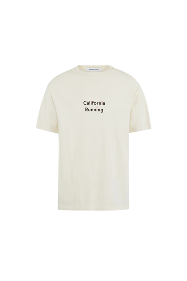 District Vision California Cotton Tee, Wave Runner - Vintage White