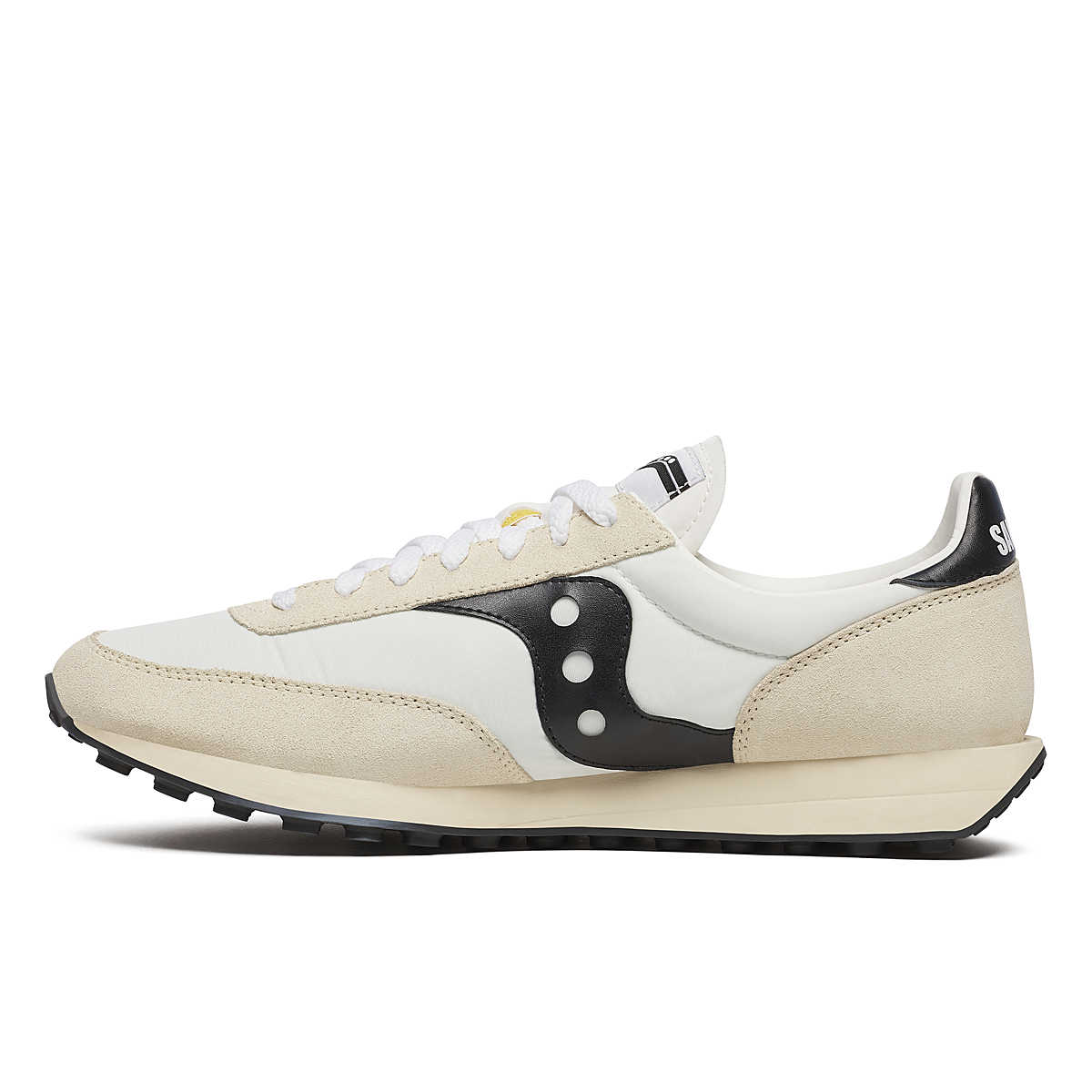 Saucony Trainer 80 in White & Black